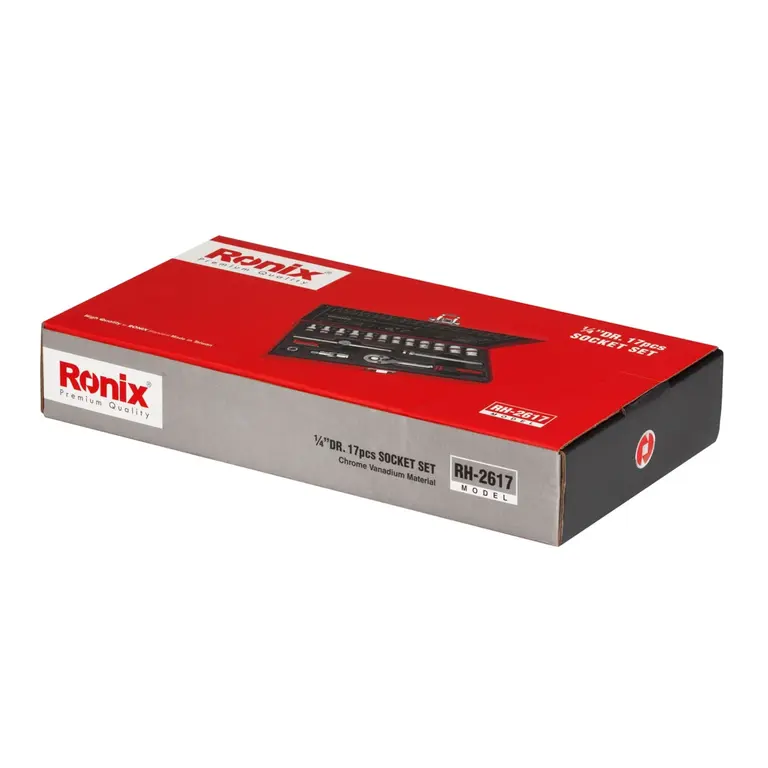 مجموعه بکس 17 عددی 1/4 اینچ مدل : RH-2617